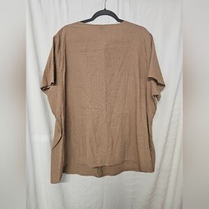 Emery Rose Shirt, Tan, 4X